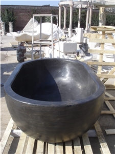 Luxury Serpeggiante Sandstone Solid Surface Bathtubs For Bathroom