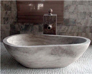 Solid Surface Bathtubs Beige Travertino Bathtubs For Bathroom