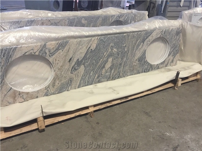 China Juparana Granite Slabs & Tiles, China Grey Granite