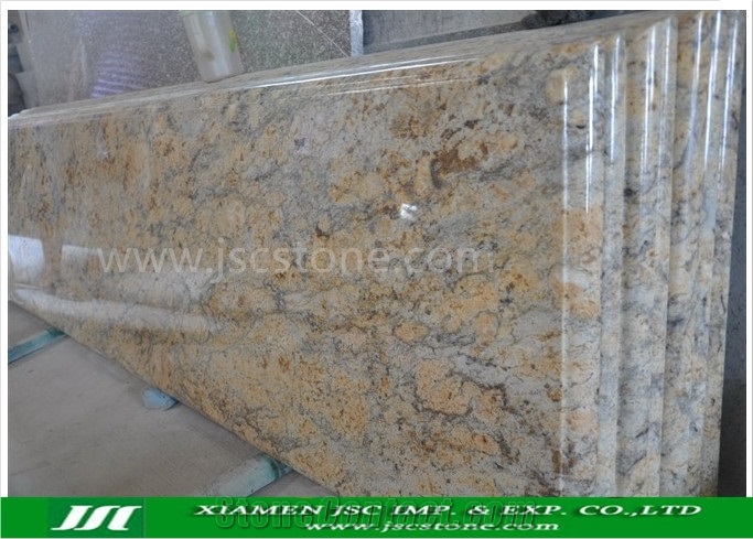 Golden Flower Granite Kitchen Countertops