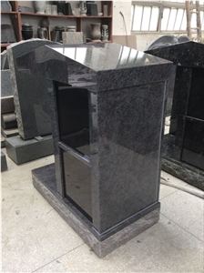 Bahama Blue Granite Headstone Urn Cremation Columbarium Price