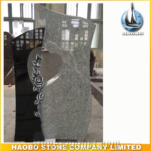 Hot Sell Germen Granite Tombestone Monument for Sale