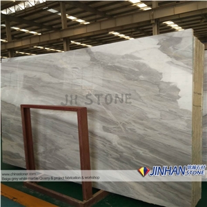Ice Age White Marble Slabs, White Marble Slabs Tiles Decoration Stone