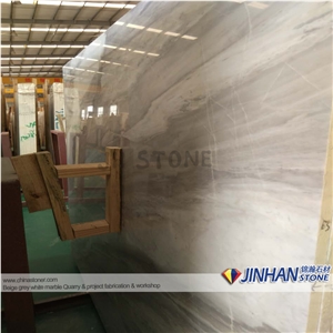 Ice Age White Marble Slabs, White Marble Slabs Tiles Decoration Stone