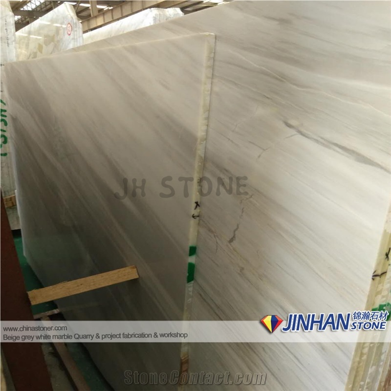 Ice Age White Marble Slabs, White Marble Slabs Tiles Decoration Stone
