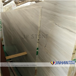 Ice Age White Marble Slabs, White Marble Slabs Tiles Decoration Stone