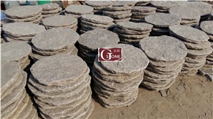 Yellow Quartzite Stepping Stone