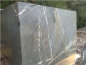 Portoro Antalya Block Marble, Black Fume Marble Block Turkey