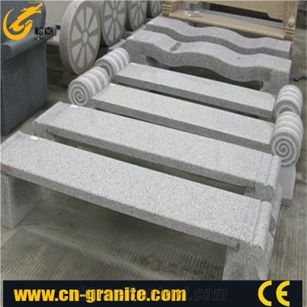China Grey Granite Bench, Table,Exterior Outdoor Garden Landscape Street Patio Natural Granite Stone Table Bench Chair