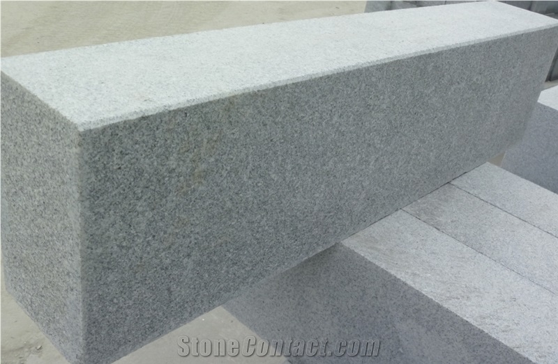 Granite Kerbstone, China Natural G603 Granite Kerbstone,Grey Granite Curbstone,Polished G603,Sesame White,Light Gray, Crystal White Granite Kerbstone,Curbstone, Gray Granite Kerbstone, Cubestone Side