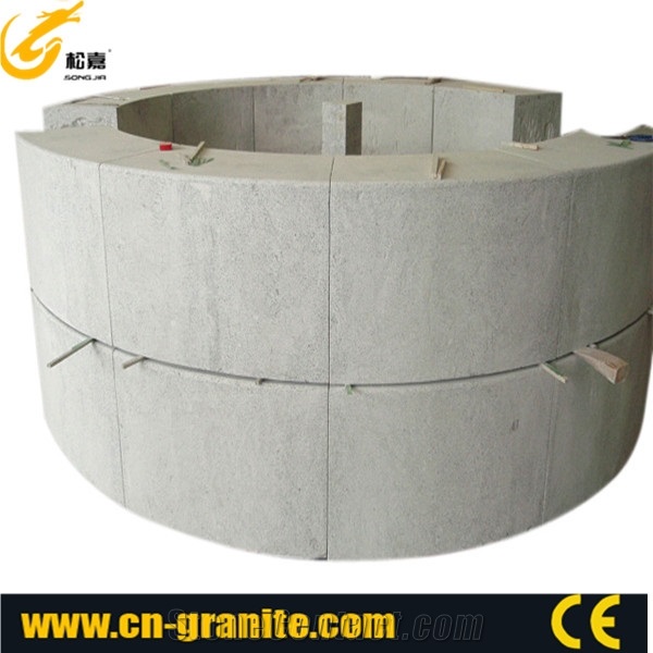 Hot Sale- Own Factory G603 Granite Kerbstone/Kerbs,Bianco Crystal Sardo Granite Curbs,Sesame White Granite Kerbs for Road Side Stone,Exterior Stone Landscaping Stone