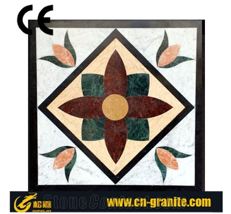 Rectangle Marble Floor Medallions Pattern,Square Marble Stepping Stone Patterns,Chinese Marble Floor Medallions Patterns