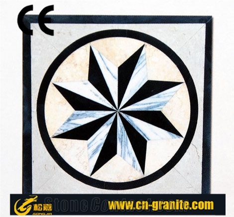 Rectangle Marble Floor Medallions Pattern,Square Marble Stepping Stone Patterns,Chinese Marble Floor Medallions Patterns