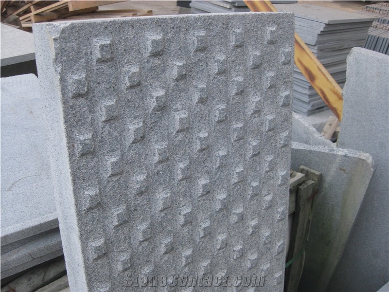 China G654 Blind Granite Paver,China Grey Granite Blind Paving Stone