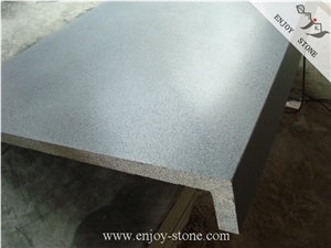 China Honed Grey Basalt Pool Coping, Swimming Pool Decks