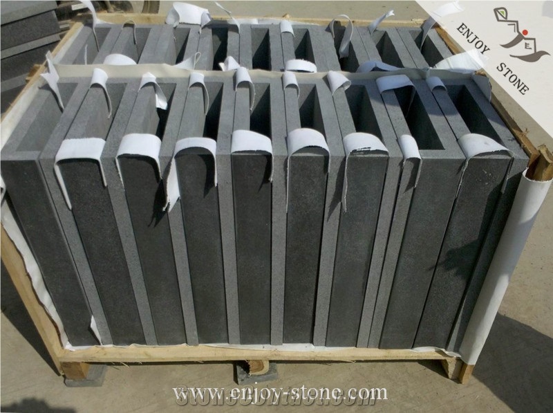 China Honed Grey Basalt Pool Coping, Swimming Pool Decks