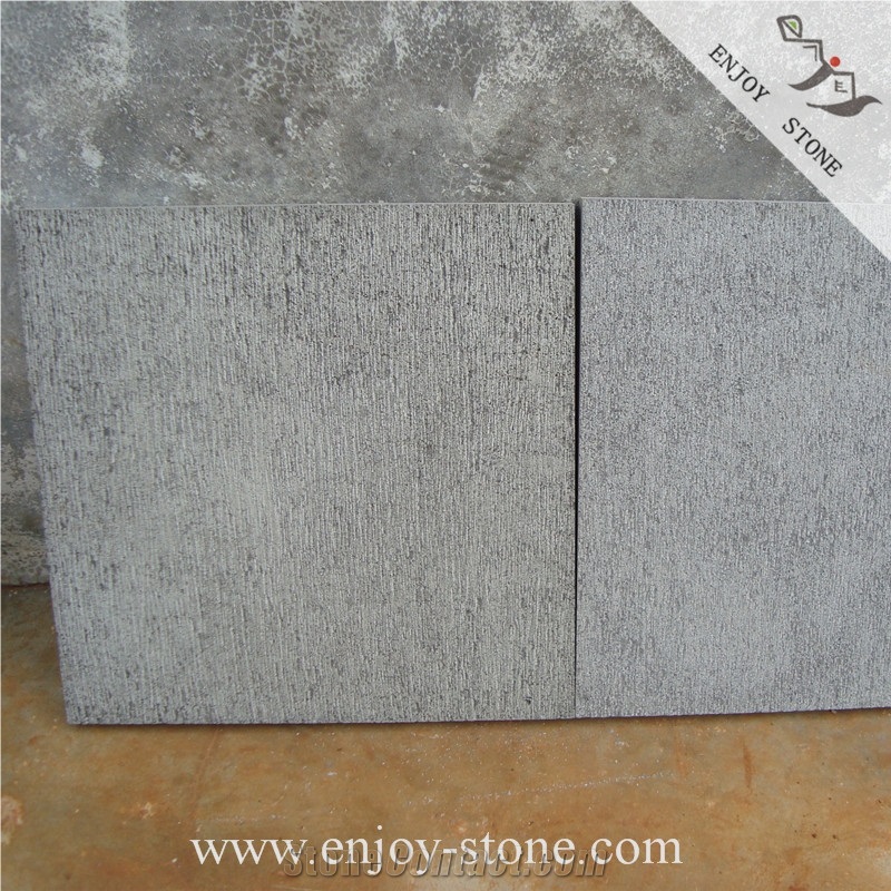 Chiseled Basalt Tiles/China Natural Stone/Grey Basalt With Chiseled/Chinese Grey Basalt Stone