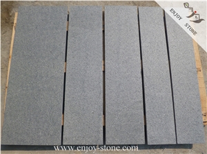 G654 Sesame Grey Granite Pavers, Flamed Tiles