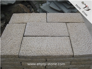 G682 Granite Exterior Pavers for Garden/Yellow Granite Pineapple Paving Stone/Driving Terrace Pavers/Floor Paving G682 Granite Exterior Pavers for Garden/Yellow Granite Pineapple Paving Stone/Driving Terrace Pavers/Floor Paving