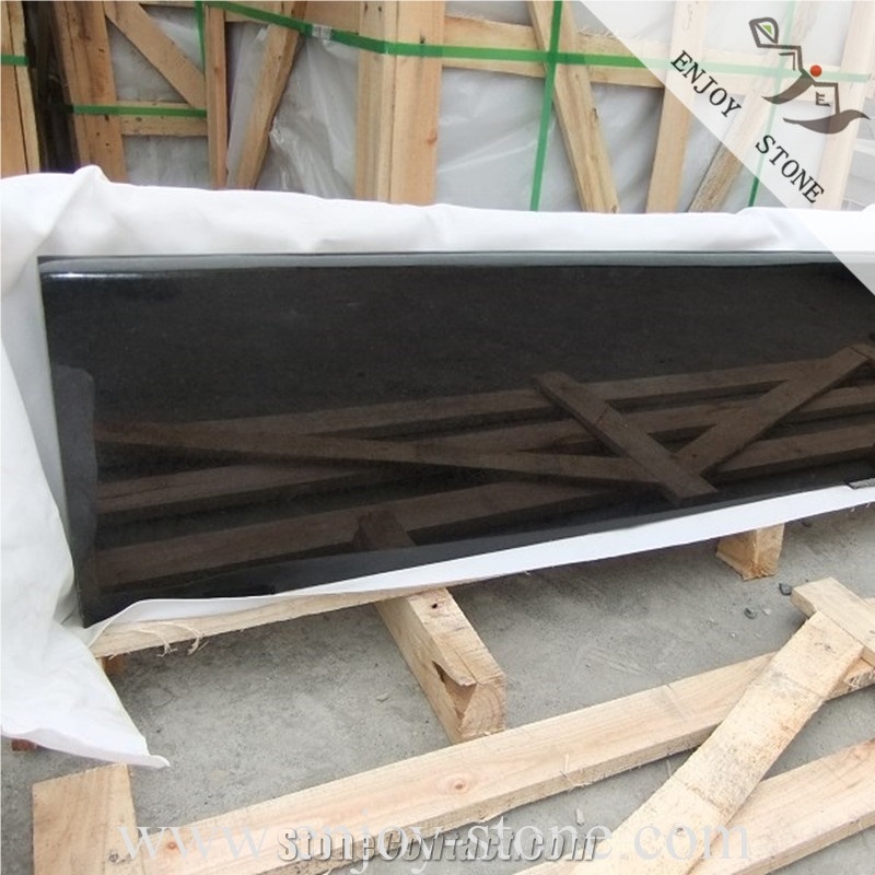 G684 Black Basalt Polished Slabs, 20Mm Thick