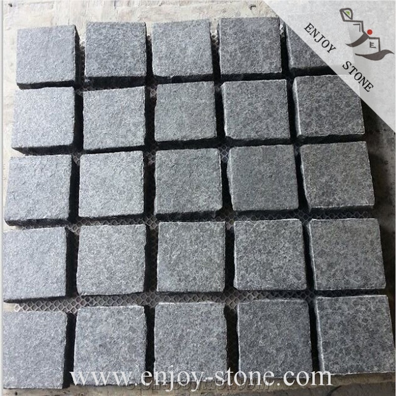 G684 Paving Stone on Net, G684 Black Basalt Paving Stone