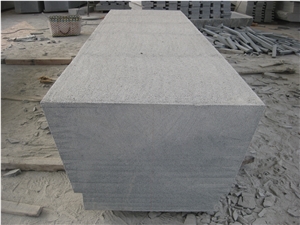 Grey Granite Flamed Kerbstones, G654 Granite Road Stone