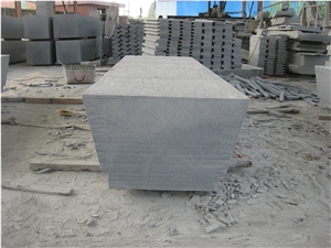 Grey Granite Flamed Kerbstones, G654 Granite Road Stone