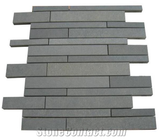 Honed Basalt Mosaic, Grey Basalt Mosaic
