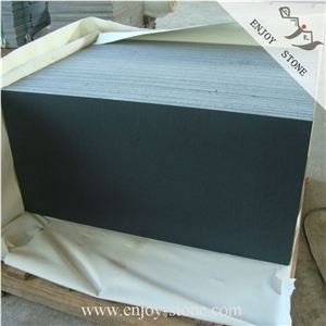 Honed Hainan Basalto Tile, Hainan Black Basalt Slabs & Tiles/Hainan Bluestone/Lava Stone