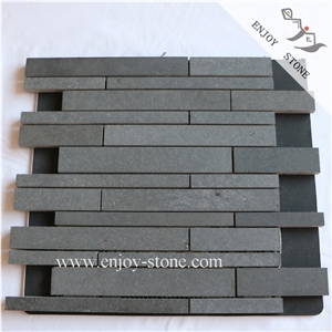 Mosaics/Grey Basalt Mosaic/Basalto/Andesite/Lava Stone Mosaic Tiles