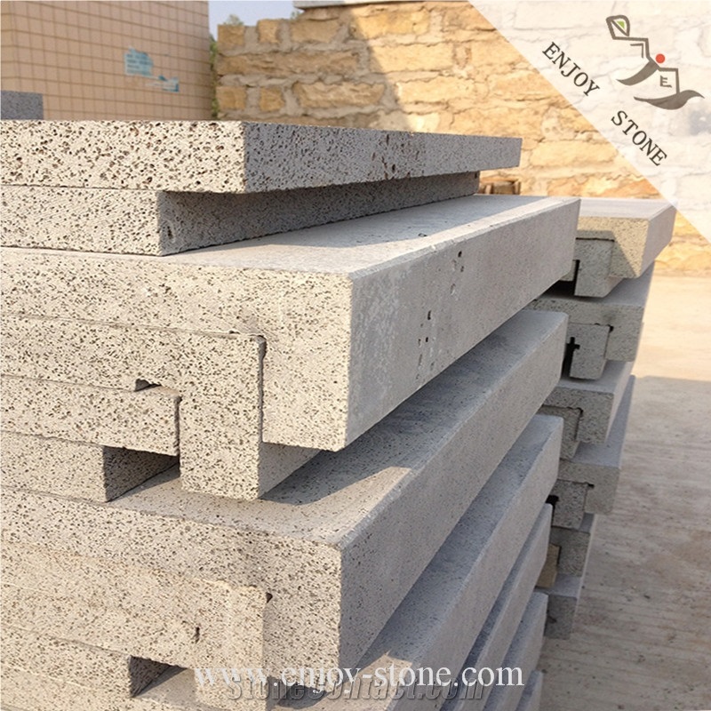 Sawn Basalt Swimming Pool Coping Tiles / Andesite Machine Cut Rebated Pool Coping Tiles / Drop Face Pool Border Coping Tiles