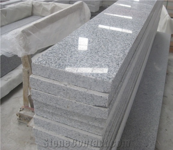 Sesame White G603 Polished Granite Slab, China Grey Granite