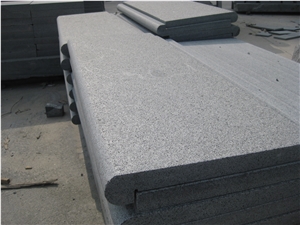 Swimming Pool Corner Tiles G654, Grey Granite Pool Coping