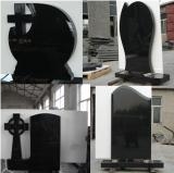 China Black Granite Monument & Tombstone, Cross Headstone-Gravemarker-Celtic Headstone Design-Western Style Cemetry Stone in Shanxi Black Granite
