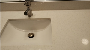 Beautiful and Durable Artificial Quartz Bathroom Countertops,Manmade Stone Bath Top with Laminated Edge,100% Guaranteed Quality and Services Beautiful and Durable Artificial Quartz Bathroom Countertops,Manmade Stone Bath Top with Laminated Edge,100% Guaranteed Quality and Services