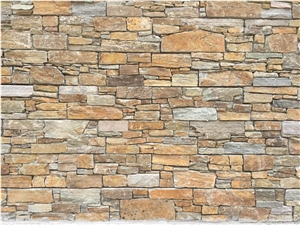 China Rusty Brown Slate Cultured Stone, Wall Cladding, Stacked Stone Veneer Clearance, Manufactured Stone Veneer