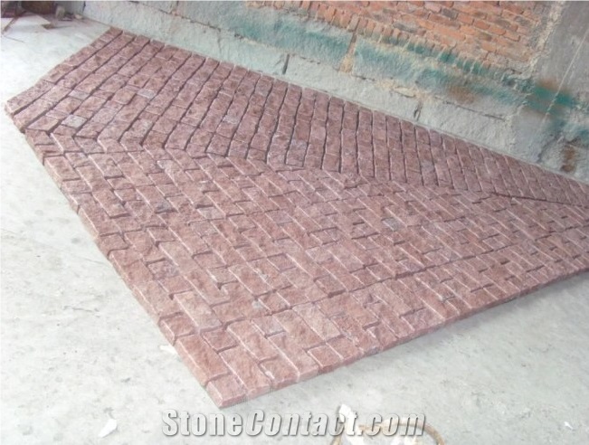 Drak Red Granite Paving Stone ,Red Granite Paver Stone