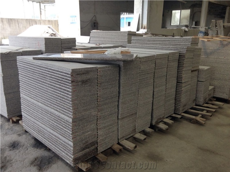 G664 Granite Outdoor Stone Steps Risers Granite Stairs