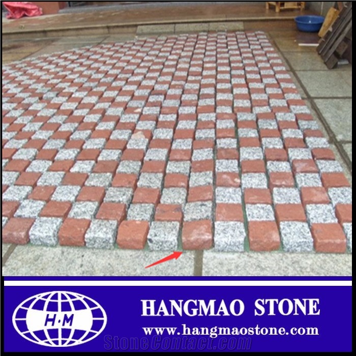 Red Granite Paving Stone & Factory Qt3-20 Cabro Paving Block Making Machine Kenya
