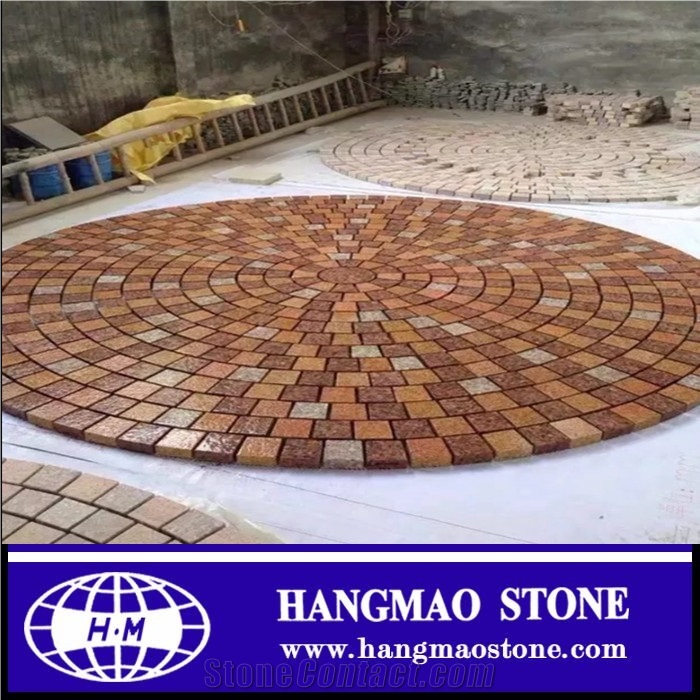 Red Granite Paving Stone & Factory Qt3-20 Cabro Paving Block Making Machine Kenya