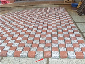 Red Porphyry Granite Paving Stone ,Red Porphyrite Granite Paver,Red Porphyrite Granite Cube Stone,Red Porphyry Granite Cobble,Lanscape Stone