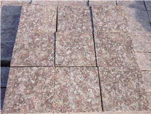 Sandblast G687 Granite Cube Stone 10x10 Sandblast G687 Granite Cube Stone 10x10