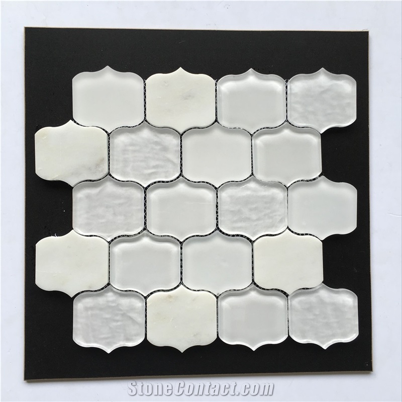 Beautifu Special Good Design Wall Mosaic for Bathroom, China Mix Glass Mosaic