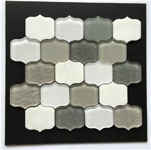 Beautifu Special Good Design Wall Mosaic for Bathroom, China Mix Glass Mosaic