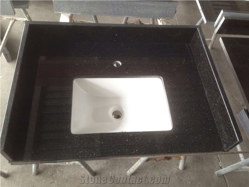 China Butterfly Green Granite Vanity Top, Green Granite Top, Bathroom Vanity Top