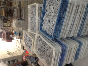 China Nero Marquina Marble with Glass Mosaic, Black Color Stone Mosaic Tile, Marble Mosaic for Wall & Flooring