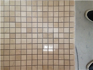 Italy Grey Carrara White Crystal White Marble Flower Design Beautiful Stone Mosaic, Polished Nice Design Interior Stone Mosaic Tile, Marble Stone Mosaic