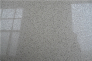 Light Grey Quartz Stone Slab & Tile, Quartz Stone Flooring, Engineered Stone Walling, Solid Surface, China Cheap Stone, with Small Grain Quartz Stone