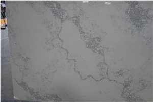 New Calacatta Quartz Slab, Good Design Quartz, White Quartz Stone Tile, Quartz for Flooring, Kitchen, Bathroom