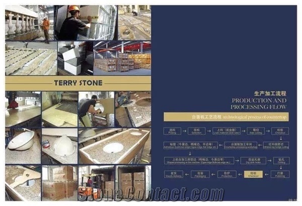 Shanxi Black Granite Bathroom Countertop with Square Sink/Nero Supreme Granite Custom Vanity Tops/North Mountain Black Granite Bathroom Vanity Tops/Natural Stone Bath Top/Terry Stone Co., Ltd